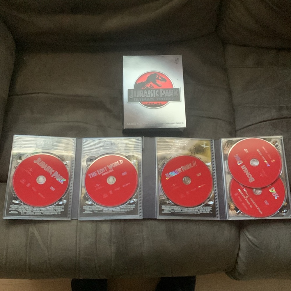 Jurassic Park Ultimate Trilogy DVDs